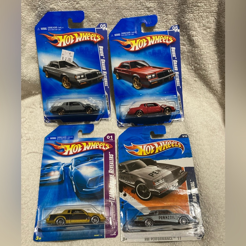 Die-Cast Car Set - Black, Red, Silver